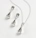 Parure collier et boucles d'oreilles 