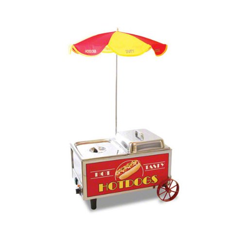 Benchmark 60072 Mini Cart Hotdog Steamer, 120V, 1200W, 10A