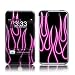 Pink Neon Flames Design Apple iPod Touch 2G (2nd Gen) / 3G (3rd Gen) Protector Skin Decal Sticker