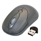 Mini Bluetooth Wireless Notebook Optical Laser Mouse + Dongle - Silver