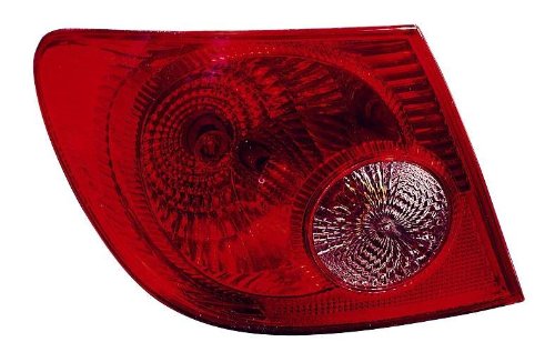 Depo 312-1942L-ASN Toyota Corolla Driver Side Replacement Taillight Assembly On Sale