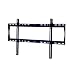Peerless Mounts SmartMount® Universal Flat Mount for 32 - 60 Flat Panel Screens, Silver, Black Shown