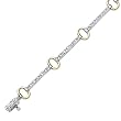 10K Two Tone Gold 7/8 ct. Diamond Fashion Bracelet