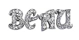 Beau Nouveau BNKITSCLTCD10 Script Letter Kit-Clear Diamond-10MM