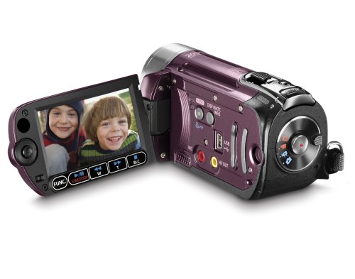 Canon FS100 Flash Memory Camcorder with 48x Optical Zoom (Wine Red)