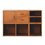Modular Cube Storage System - Honey