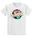 Youth Soccer T-Shirt Neon Rainbow Soccer Ball