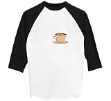 coffee - Raglan 3/4 Sleeve T-Shirt