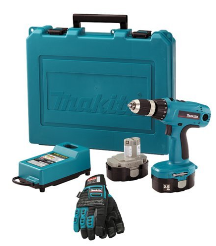 41WfE5cCkBL Makita 6347DWDEX 18 Volt 1/2-Inch MFORCE Cordless Drill Kit with Free Pair of Mechanix Wear Gloves, a $40.00 Value