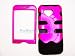 Cuffu  Hot Pink Chrome Black Skin  Google Phone HTC G1 Smart Case Cover Perfect for Sprint / AT&T / Nextel / Tmobile / Verizon Makes Top of the Fashion + One Universal Screen Protector in Only One LOWEST Shipping Rate $2.98 - Goes With Everyday Style and Apparel