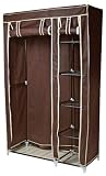 XL Kleiderschrank Campingschrank Faltschrank in Braun