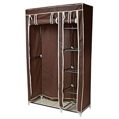 XL Kleiderschrank Campingschrank Faltschrank in Braun