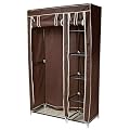 XL Kleiderschrank Campingschrank Faltschrank in Braun