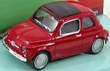 Fiat 500 in Red Scale 1:43