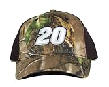 Joe Gibbs Racing #20 Tony Stewart Nascar Hat - #20 Camo / Black