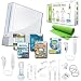 Nintendo Wii White Holiday Fit Mega Bundle with Extra Remote and Nunchuck, Games, and Lots of Accessories