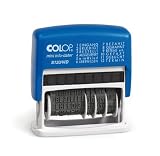 Produkt-Bild: Colop S120/WD MiniInfoDater Schrifth&ouml;he 4 mm Kissen blau/rot 12 Texte