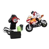 1:22 Scale Full Function Motor Tracer RC Motorcycle with Rechargeable batteries and... 