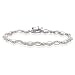 10K White Gold 1 ct. Diamond Tennis Bracelet