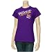 LSU Tigers Ladies Purple 2009 NCAA Men's College World Series Bound Omaha 8 Distressed T-shirt