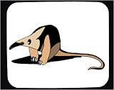 Decorated Mouse Pad with anteater, feet, standing, brown, aardvark