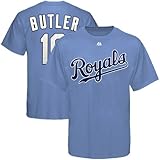 Kansas City Royals Billy Butler Light Blue Majestic T Shirt