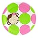 Pink Mod Monkey Dinner Plates (8 count) Child