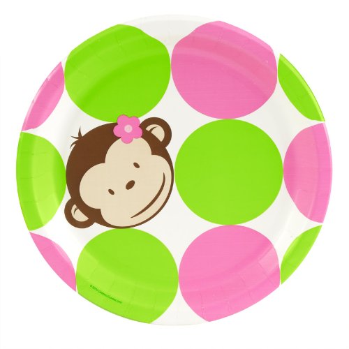 Pink Mod Monkey Dinner count) Child
