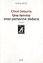 Une femme avec personne dedans