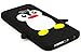 Samsung Galaxy S7 Case, Bastex Black and White Silicone Flexible Penguin Character Case Cover for Samsung Galaxy S7