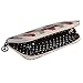 Bungalow360 Womens Canvas Large Zip-Around Wallet (Alpaca)