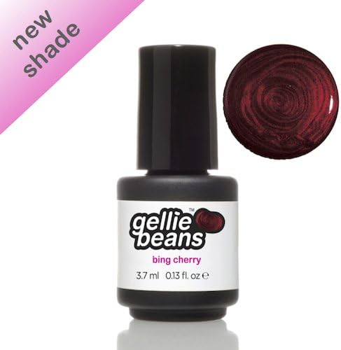 gelliebeans Mini Soak Off Gel Polish - bing cherry