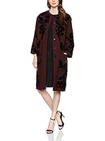 ZZ_Dolce & Gabbana Abrigo Lana (Burdeos / Negro)