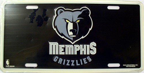LP - 686 Memphis Grizzlies License Plate - 98003M