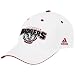 adidas Wisconsin Badgers White Structured Adjustable Hat