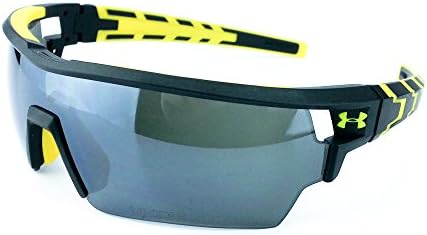 Under Armour Phenom Sunglasses Black Yellow Frame Multiflection Zeiss Lens