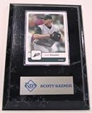 MLB Scott Kazmir Card Plaque - Tampa Bay Rays