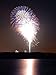 Fireworks (Reflection on Water) Art Poster Print - 13" X 19"