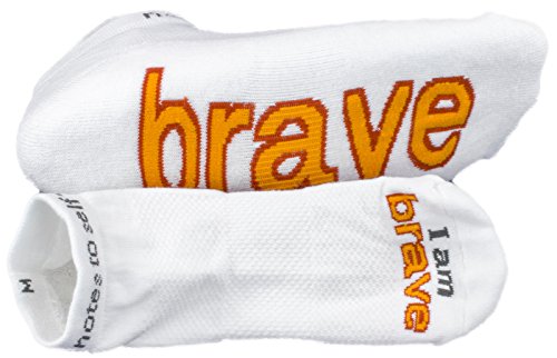 Notes to Self Inspirational Socks - I am Brave