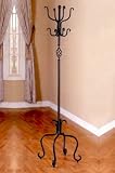 Stunning Black Sandy Finish Coat Rack