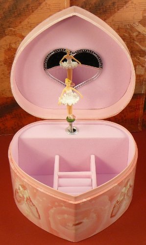 Trousselier S30974 - Spieluhr "Herz White Ballerina" 