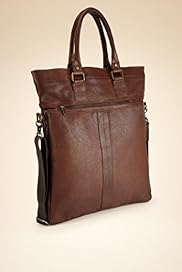 Leather Stud Fold Tote Bag