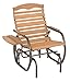 Angel Line Windsor Glider and Ottoman Set, Espresso with Chocolate Cushion