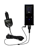 2 in 1 FM Transmitter and Car Charger for the Samsung Yepp K3 - Gomadic Brand w/ TipExchange Technology