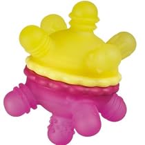 Twisty Teether Ball - Pink and yellow