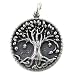Very Detailed Round Tree of Life Pendant in Fusion 27 for Men or Women, #7644