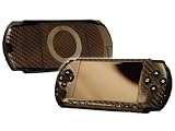 PlayStation Portable 1000 (PSP) Skin - NEW - CARBON FIBER system skins faceplate decal mod