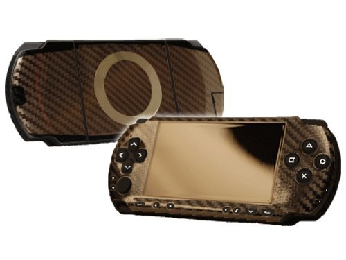 PlayStation Portable 1000 (PSP) Skin - NEW - CARBON FIBER system skins faceplate decal mod