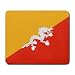 Bhutan Flag Mouse Pad