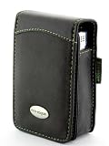 Eco-nique (Samsung series L830 L730 S860 S760 L55 A503 A502) traditional soft Napa (Black) leather digital camera Case Cover